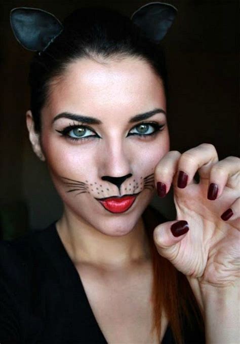 Hübsches Katzen Make-up zum Fasching. Noch mehr Ideen gibt es auf www ...