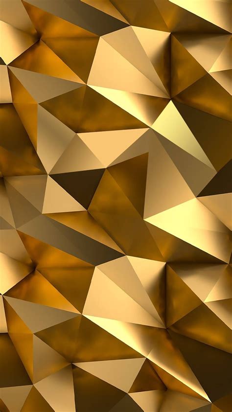 an abstract gold background with many different shapes and sizes ...