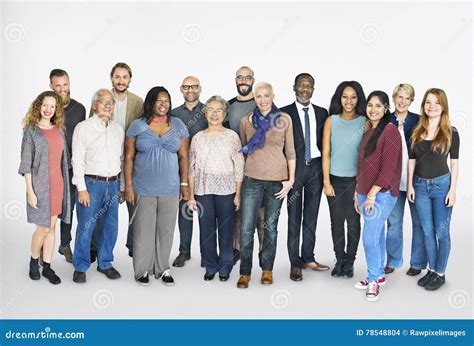 Diverse Group People Standing Concept Stock Photo - Image of group, caucasian: 78548804