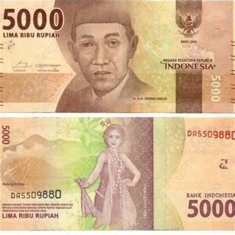 Gambar Uang Kertas 5000 Rupiah – pulp