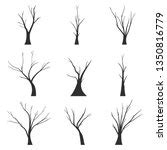 Old tree Silhouette Vector Clipart image - Free stock photo - Public ...