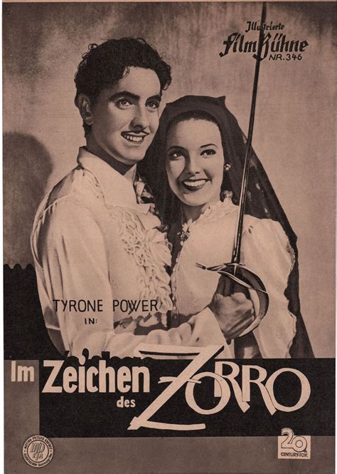 The Mark of Zorro 1940 German Program - Posteritati Movie Poster Gallery