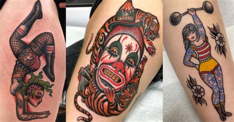 75 Creative Circus Tattoos