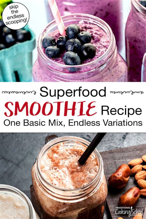 Superfood Smoothie Recipe ...From A Homemade Mix!