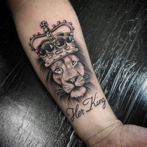 What Does the Lion With Crown Tattoo Meaning Mean? - Tattoos And More