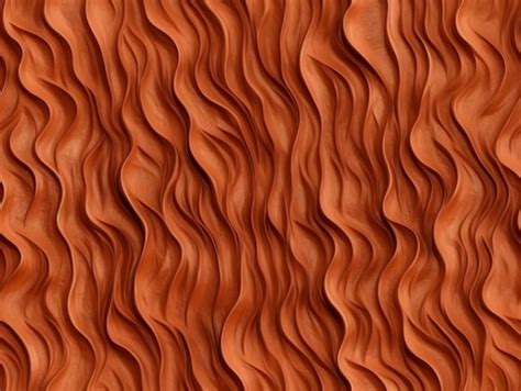 Premium AI Image | A close up of a red wavy pattern on a wall generative ai