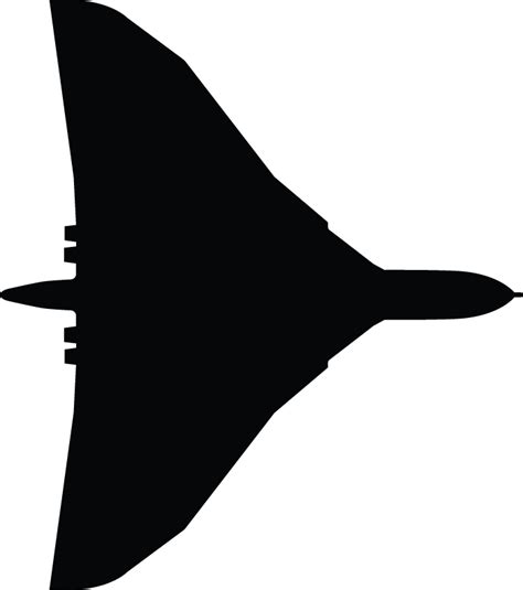 Avro Model 698 Vulcan B.2 Silhouette - Vinyl Sticker