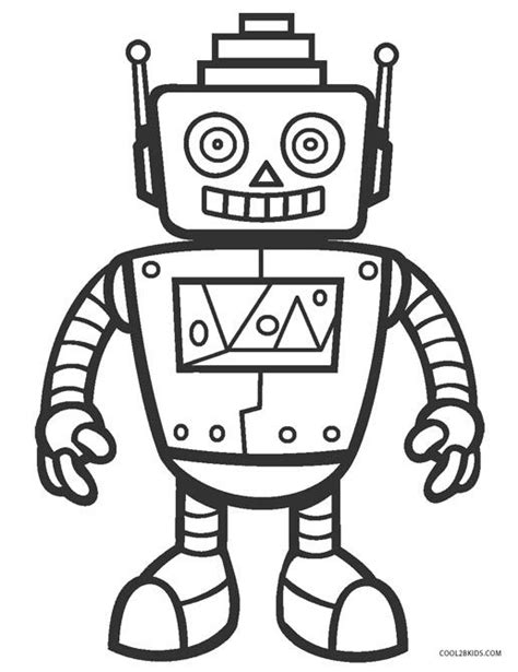 Free Printable Robot Coloring Pages For Kids | Cool2bKids Tractor ...