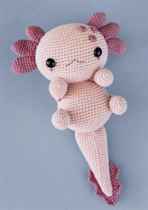 Crochet Axolotl Free Pattern These Popular Amphibious Creatures Are ...