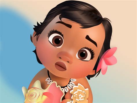 Baby Moana by Falak Gandhi on Dribbble