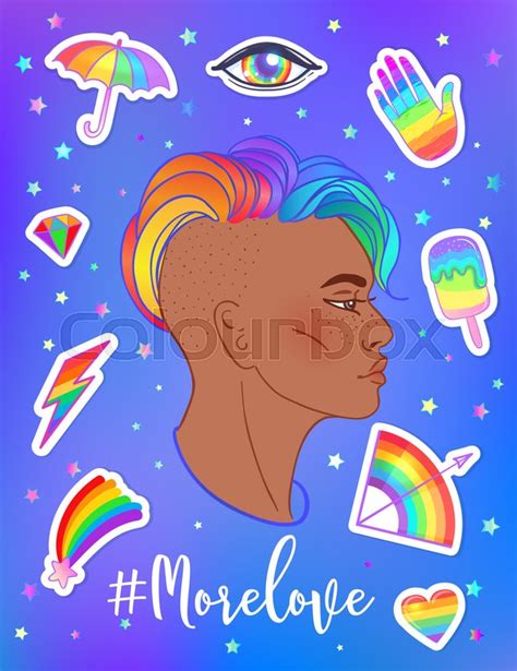 LGBT poster design. Gay Pride. LGBTQ ... | Stock vector | Colourbox