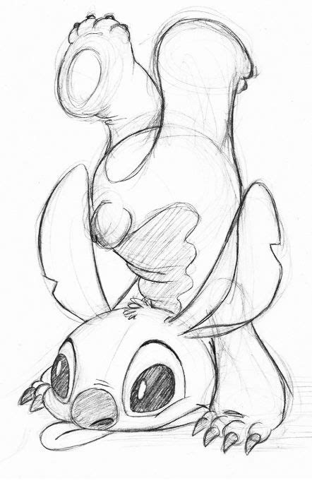 a drawing of a cartoon character holding onto a stuffed animal