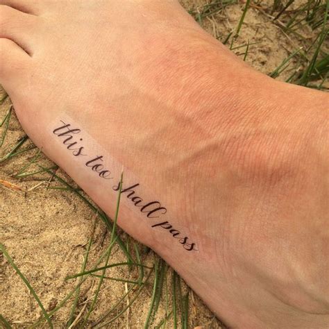 30 Best Foot Tattoo Quotes for 2022