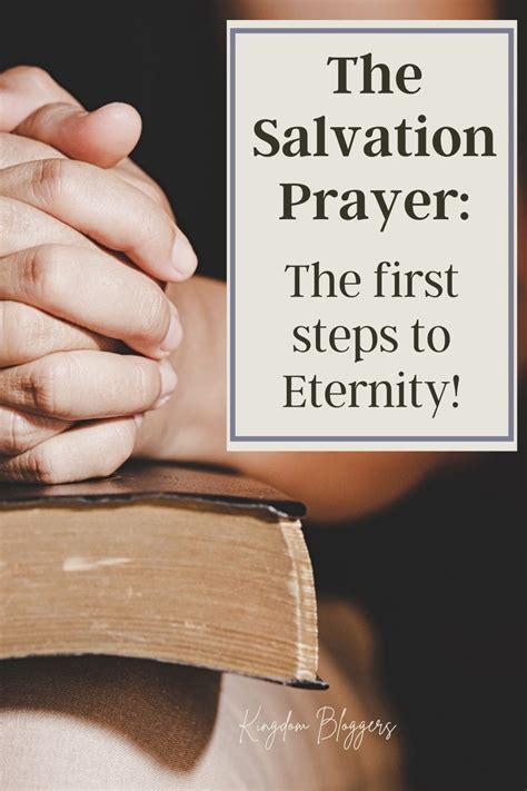 The Salvation Prayer - Plus Free Printable