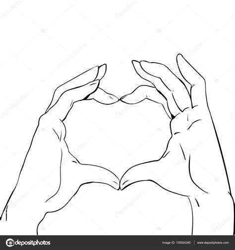 Heart Hands Drawing at GetDrawings | Free download