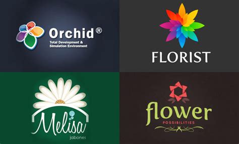 50 Creative Flower Logo design Inspiration - Part 21