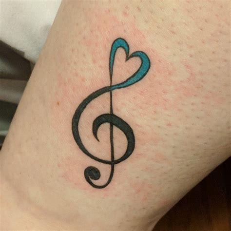 150+ Meaningful Treble Clef Tattoo Designs for Music Lovers (2022)