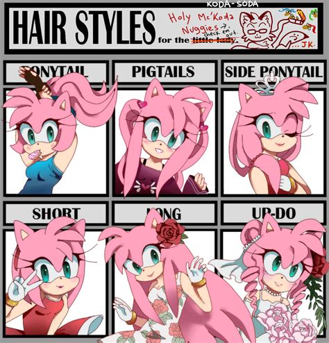 Amy Rose hair meme by koda-soda on DeviantArt