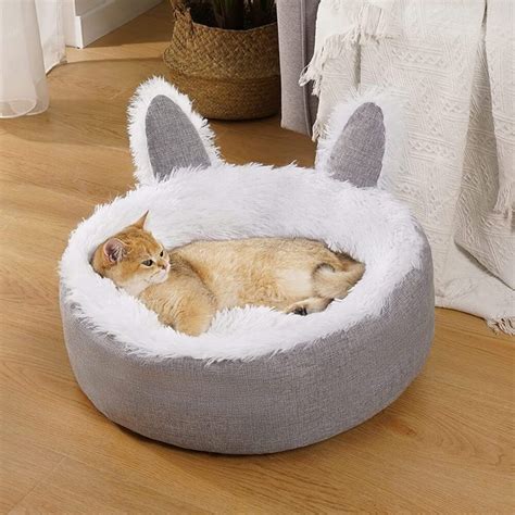 Warm & Fluffy Calming Cat Bed – CatPrestige.com