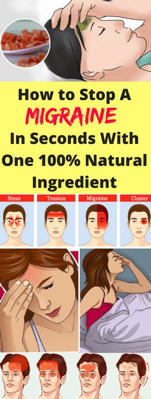 How To Stop A Migraine In Seconds & One 100% Natural Ingredient ...