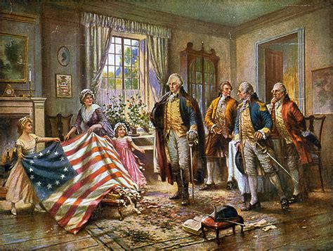 Betsy Ross and the American Flag