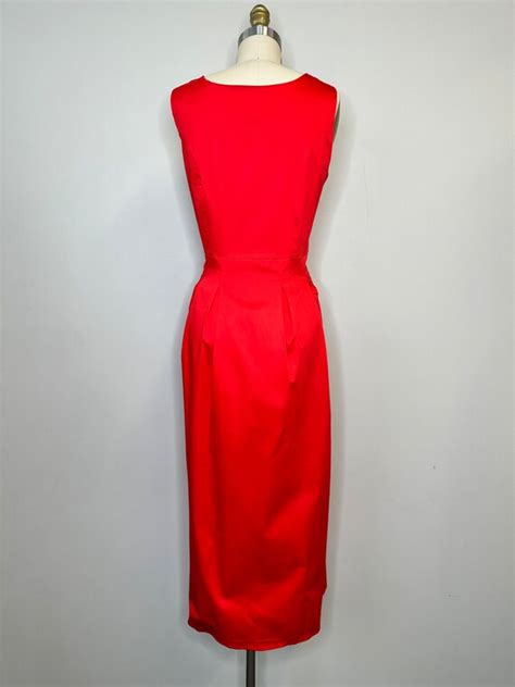 Cherry Red MIDI Dress - Gem