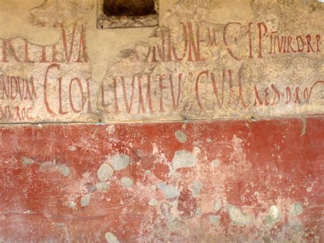 The Graffiti at Pompeii - The Atlantic