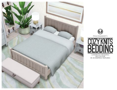 Simsational Designs: Cozy Knits Bedding - Luxurious Bedding in 30 ...