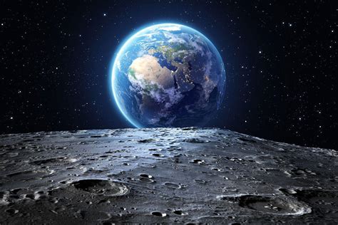 Earth and Moon Wallpapers - Top Free Earth and Moon Backgrounds - WallpaperAccess