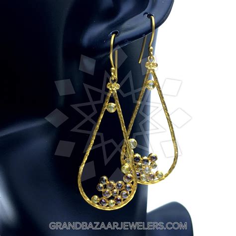 24 Karat Gold Earrings GBJ296ER32190