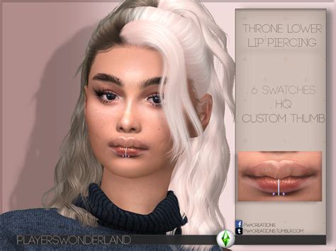 Sims 4 Mods Lip Piercing | Sitelip.org