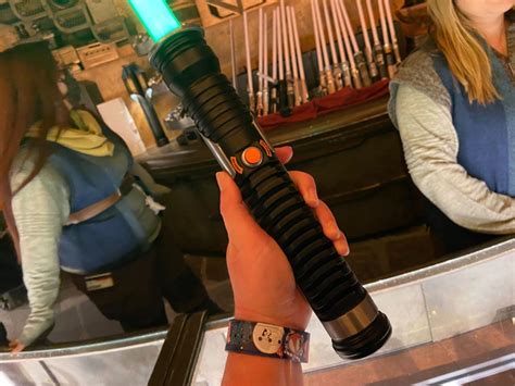 Qui-Gon Jinn Legacy Lightsaber Hilt Arrives at Star Wars: Galaxy's Edge in Disneyland Park - WDW ...