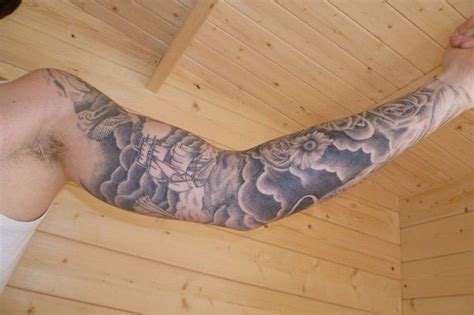 40 Awesome Cloud Tattoo Designs | Art and Design | Cloud tattoo, Arm tattoos for guys, Forearm ...