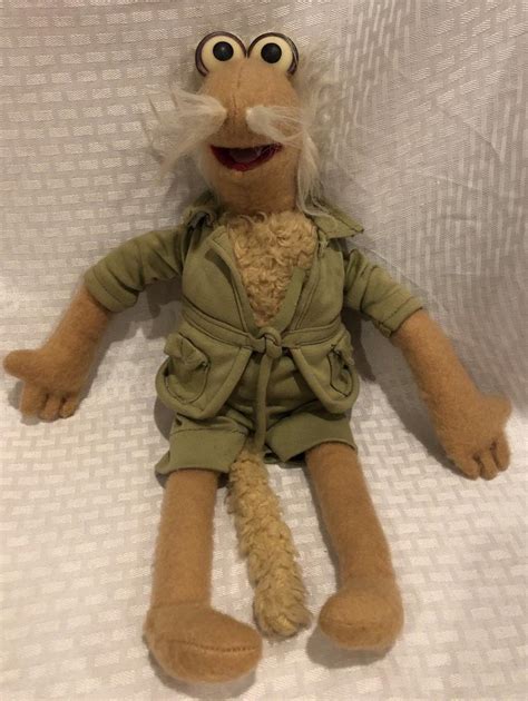 Vintage 1984 FRAGGLE ROCK UNCLE TRAVELING MATT Jim Henson Plush TOMY ...