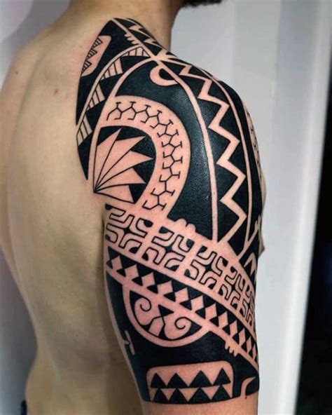 Tribal Tattoos Half Sleeve Design - All About Tatoos Ideas