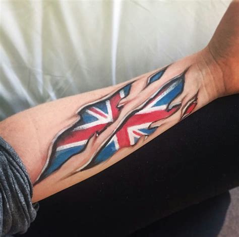 British Flag tattoo | British tattoo, Flag tattoo, London tattoo