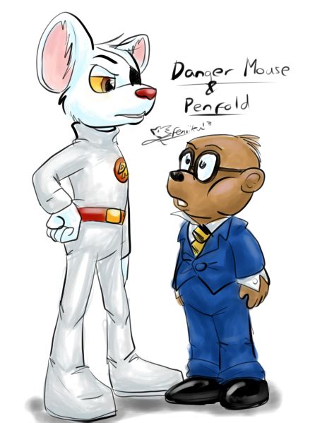 Danger Mouse and Penfold :coloured: by Feniiku on DeviantArt