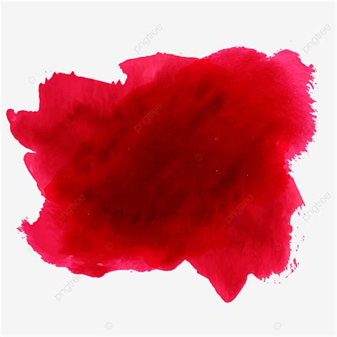 Watercolor Splash Clipart Vector, Red Watercolor Splash Background Color Frame, Red Watercolor ...