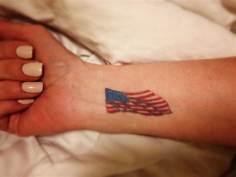 american flag tattoo small - Vigorous Blook Pictures