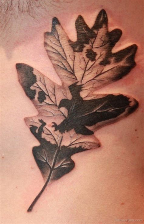 Oak Leaf Tattoo - Tattoos Designs