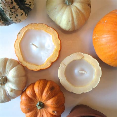 DIY Mini Pumpkin Candles - The Caterpillar Years