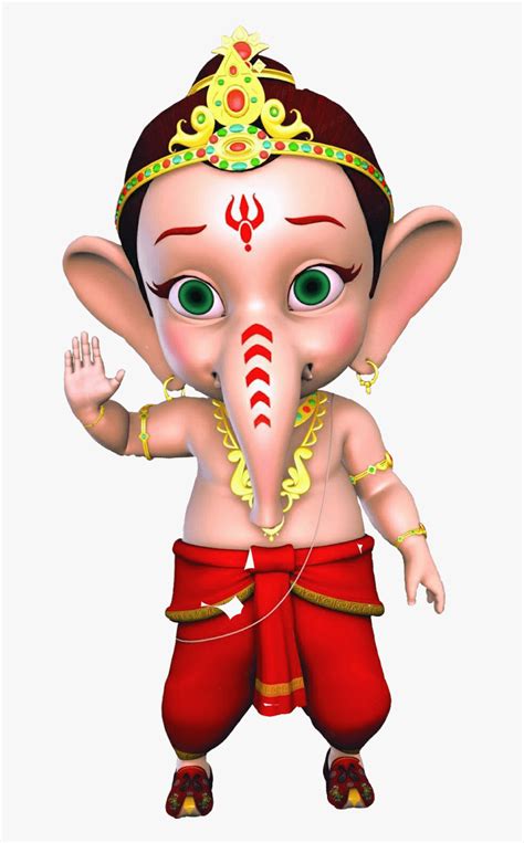 Bal Ganesh Cartoon Drawing , Transparent Cartoons - Cartoon Bal Ganesh ...