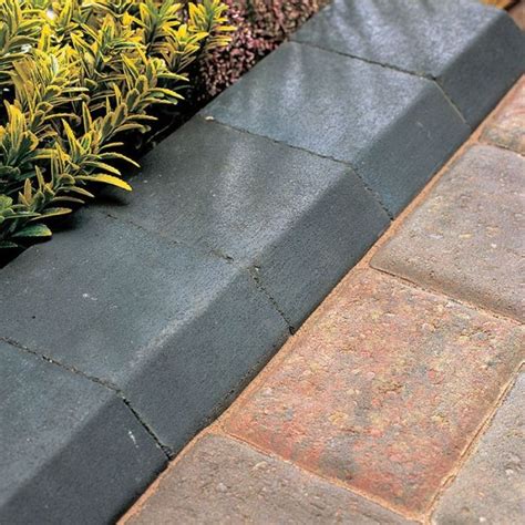 Bradstone Block Kerb Small in Charcoal | Simply Paving