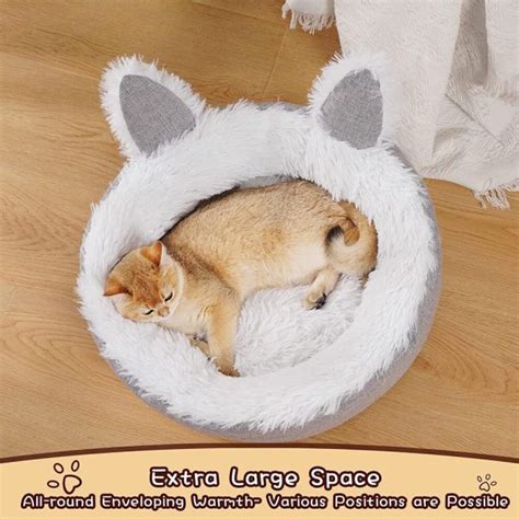 Warm & Fluffy Calming Cat Bed – CatPrestige.com