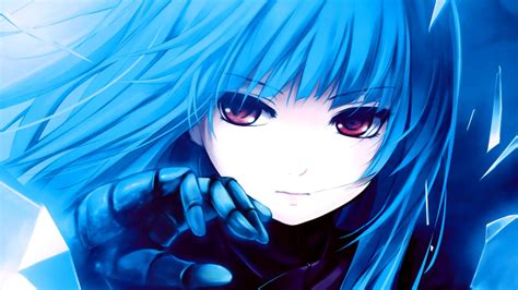 Blue Hair Anime Girl Wallpapers - Wallpaper Cave