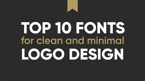 10 Best Professional Fonts for Logo Design: Clean & Minimal | JUST™ Creative