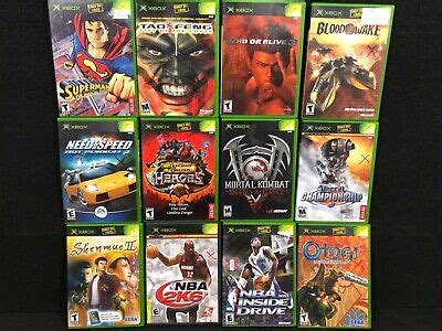 Original Microsoft XBOX Games Choose Your Classic Vintage xbox Video ...