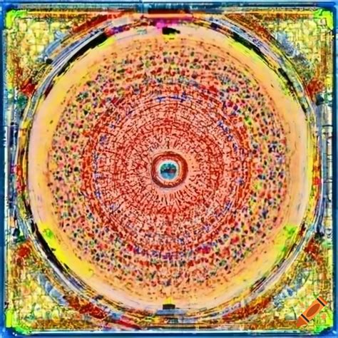 Schematic of a neural network architecture on Craiyon