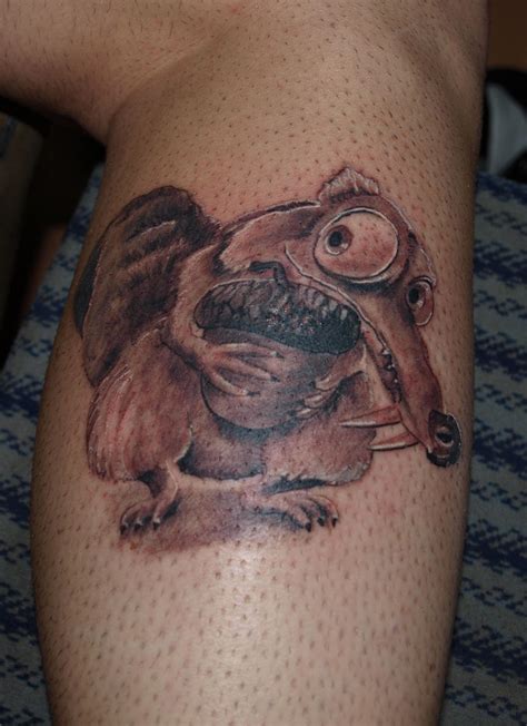 scrat tattoo by zombthc on DeviantArt