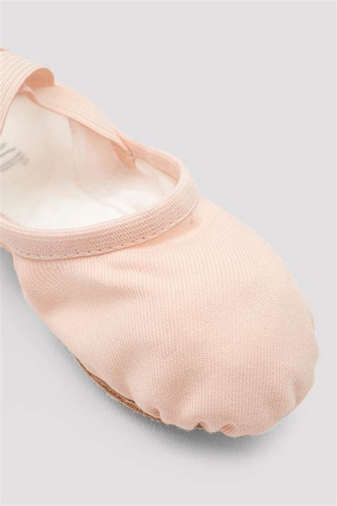 Childrens Performa Stretch Canvas Ballet Shoes, Theatrical Pink | BLOCH USA